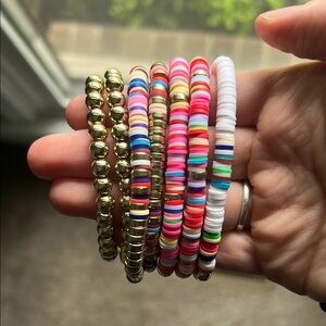 Colorful Beaded Bracelet Set